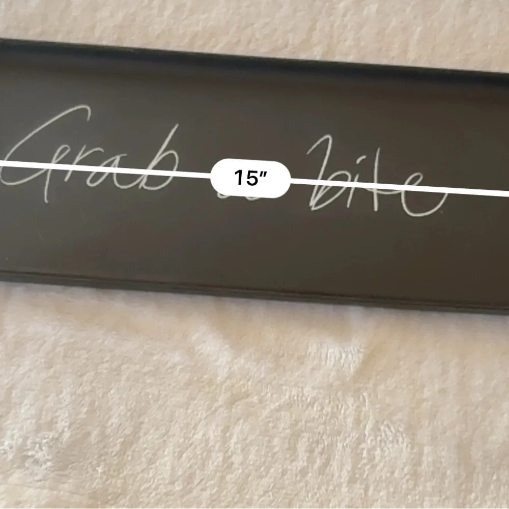 Rare Black Cheese Board Set by Pier One Imports “SOHO” Collection